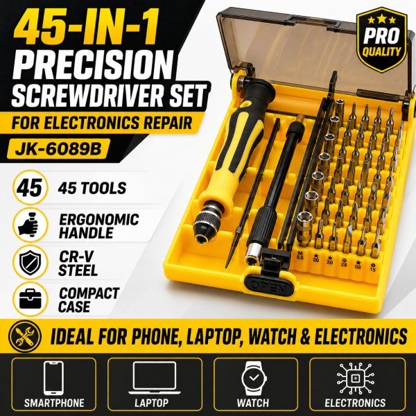 45-in-1 Profi-Schraubendreher-Set JK-6089B